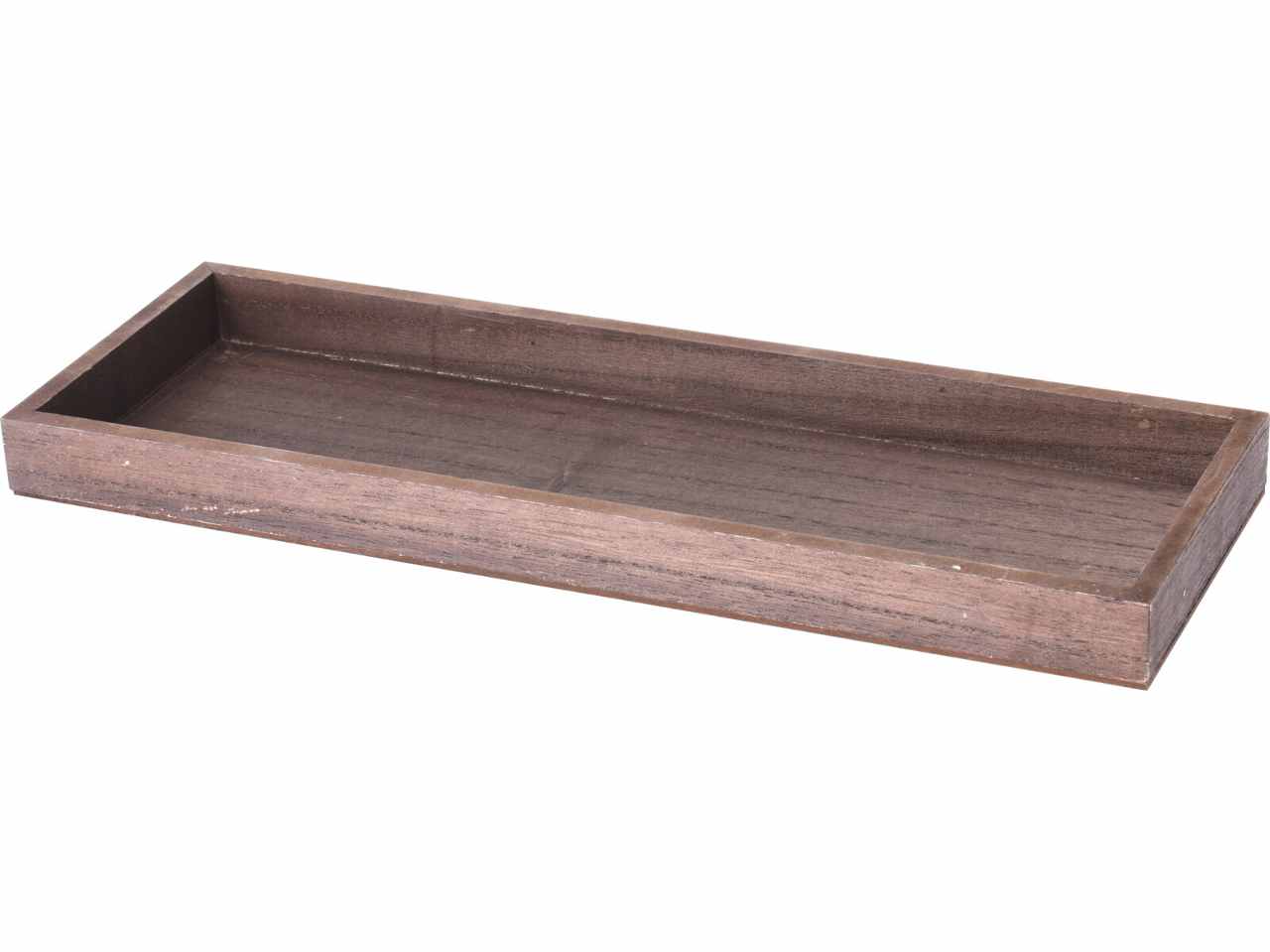 Vassoio in legno 40x14x3cm marrone