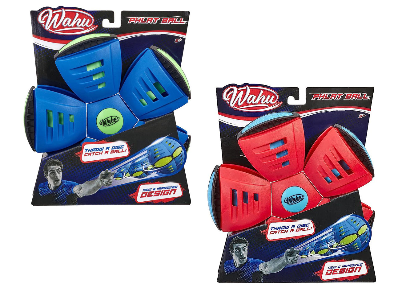 Goliath phlat ball classic solid red - blue