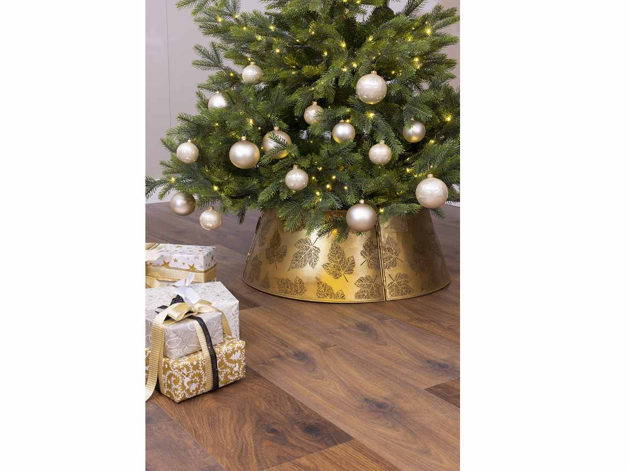 Copribase albero in ferro 22,5xd.52cm oro