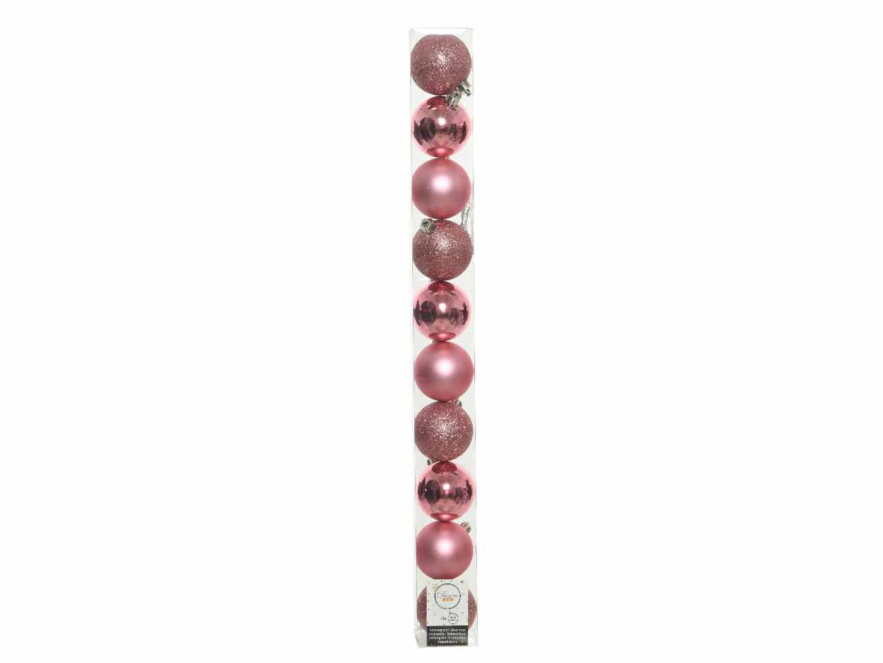 Sfera d.6cm 10pz rosa