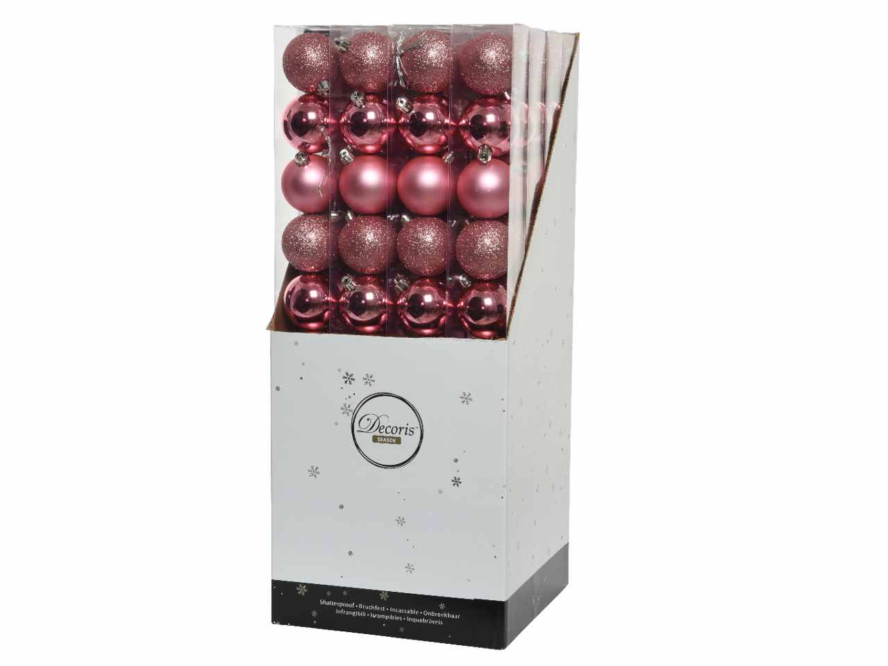 Sfera d.6cm 10pz rosa