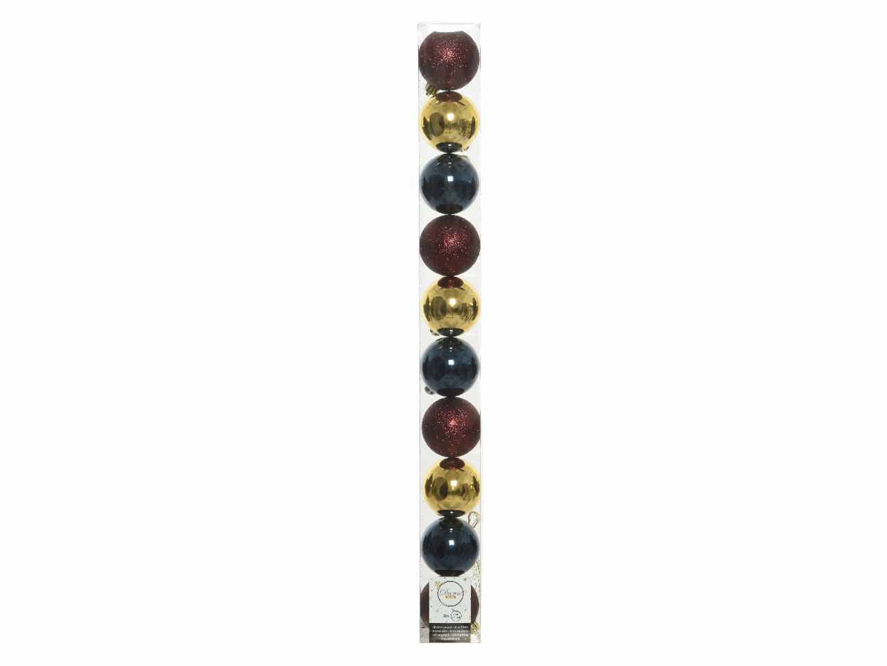 Sfera d.6cm 10pz colori assortiti