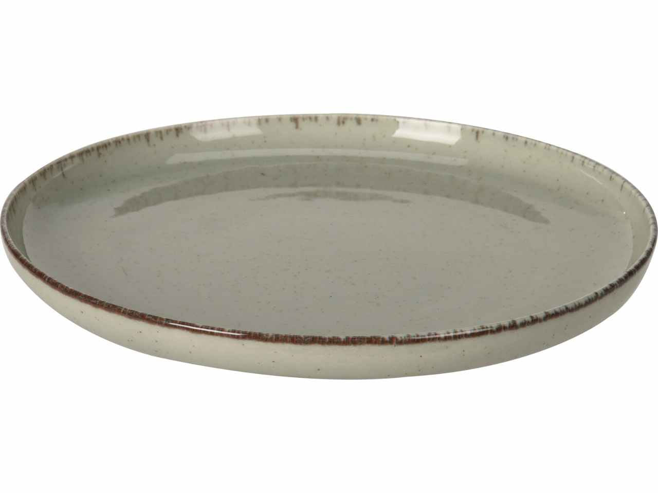 Piatto in porcellana 19cm colore verde