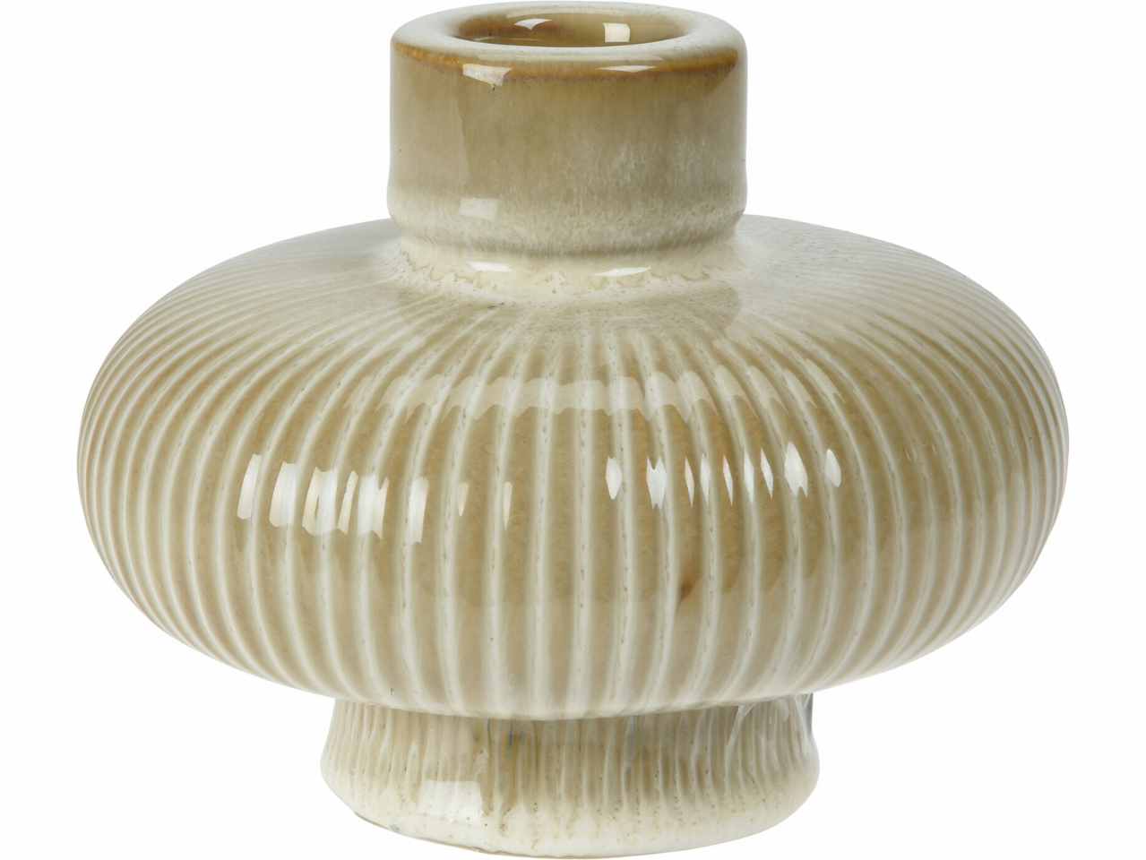 Portacandela 12x10cm crema