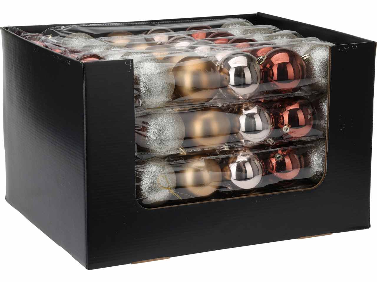Sfera 6pezzi 70mm amber colori assortiti