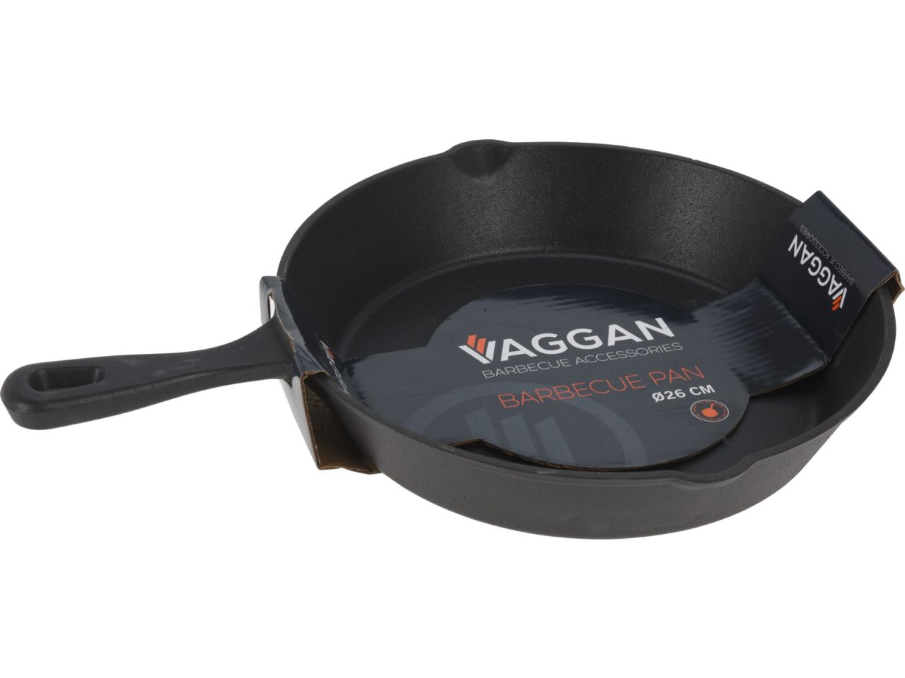 Padella bbq ghisa 26cm
