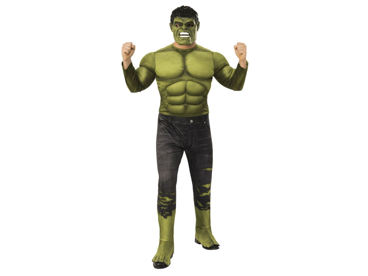 Rubies vestito hulk endgame lusso per adulti taglia xl