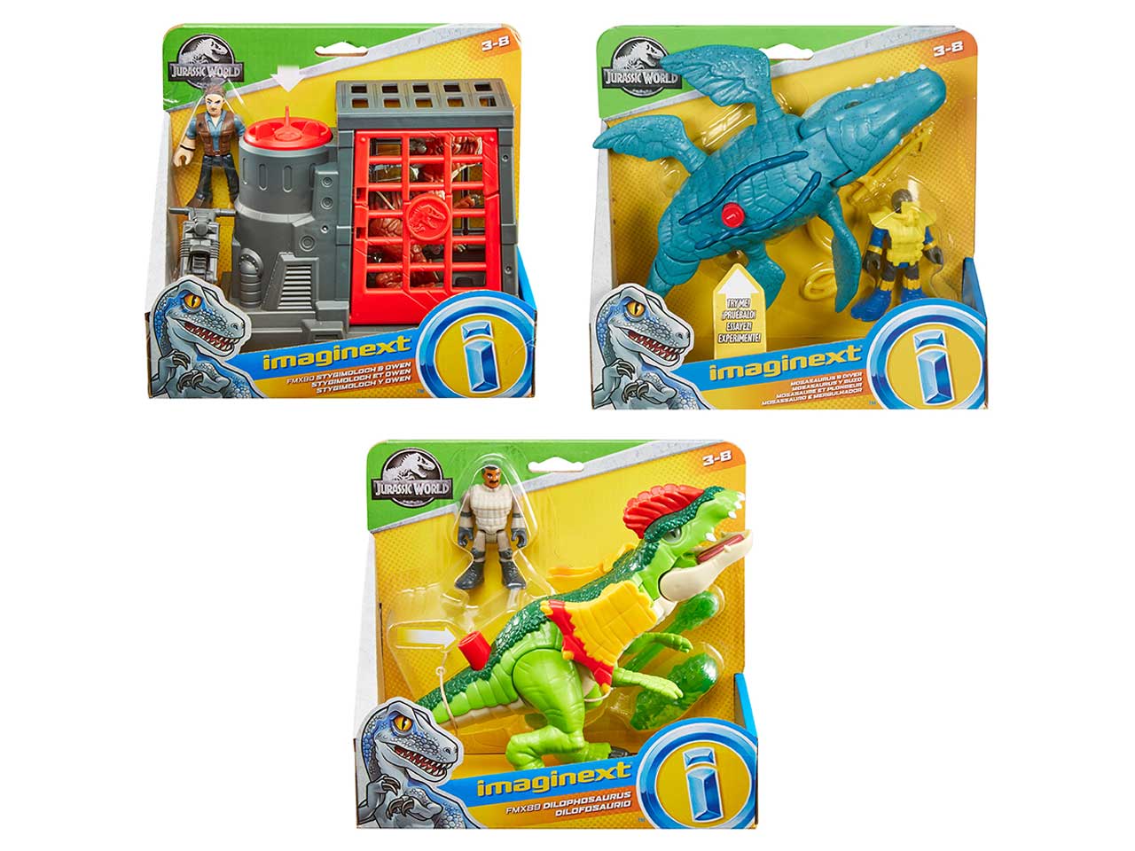 Jurassic w. personaggio + dinosauro ass fmx88