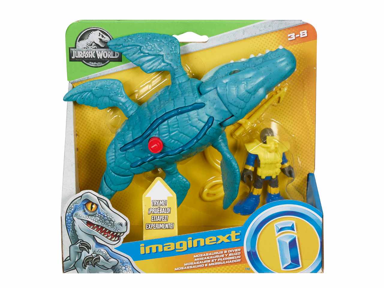 Jurassic w. personaggio + dinosauro ass fmx88