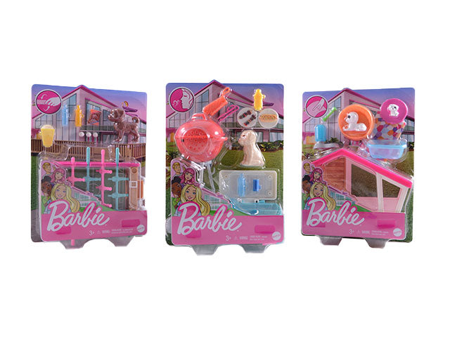 Barbie mini playset con pet ass.grg75