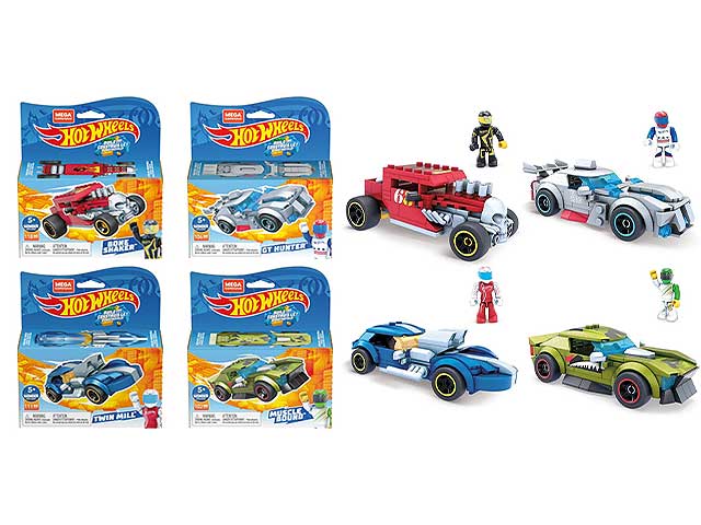 Hot wheels bulding set mega hw veicoli gvm28-963a