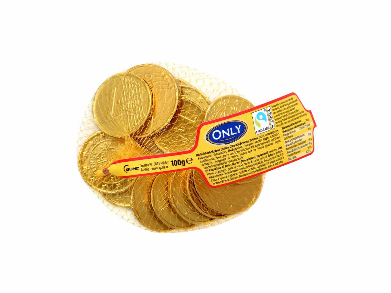 Monete cioccolato al latte 100gr 0085526