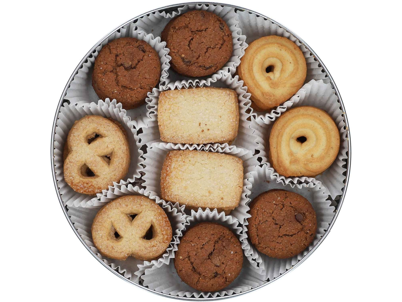 Butter cookies barattolo di fiori in 4 motivi assortiti 400gr