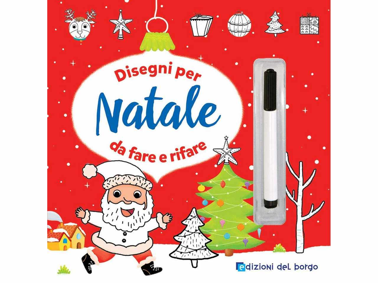 Libro disegni per natale da fare e rifare
