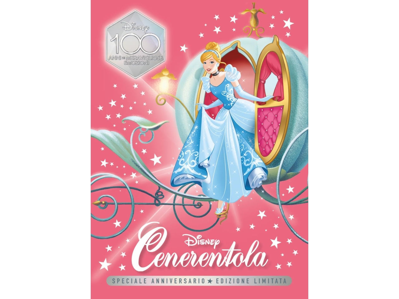 Libro walt disney fiabe collection d100 cenerentola speciale anniversario d100