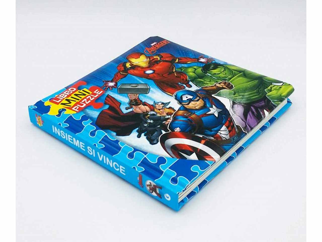 Libro libro mini puzzle avengers w0454