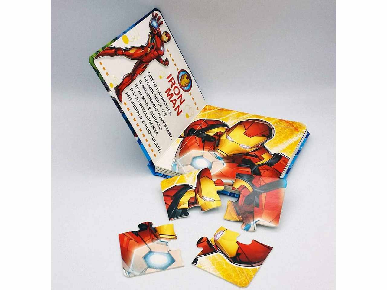 Libro libro mini puzzle avengers w0454