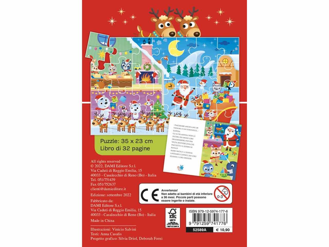 Libro gli amici di babbo natale