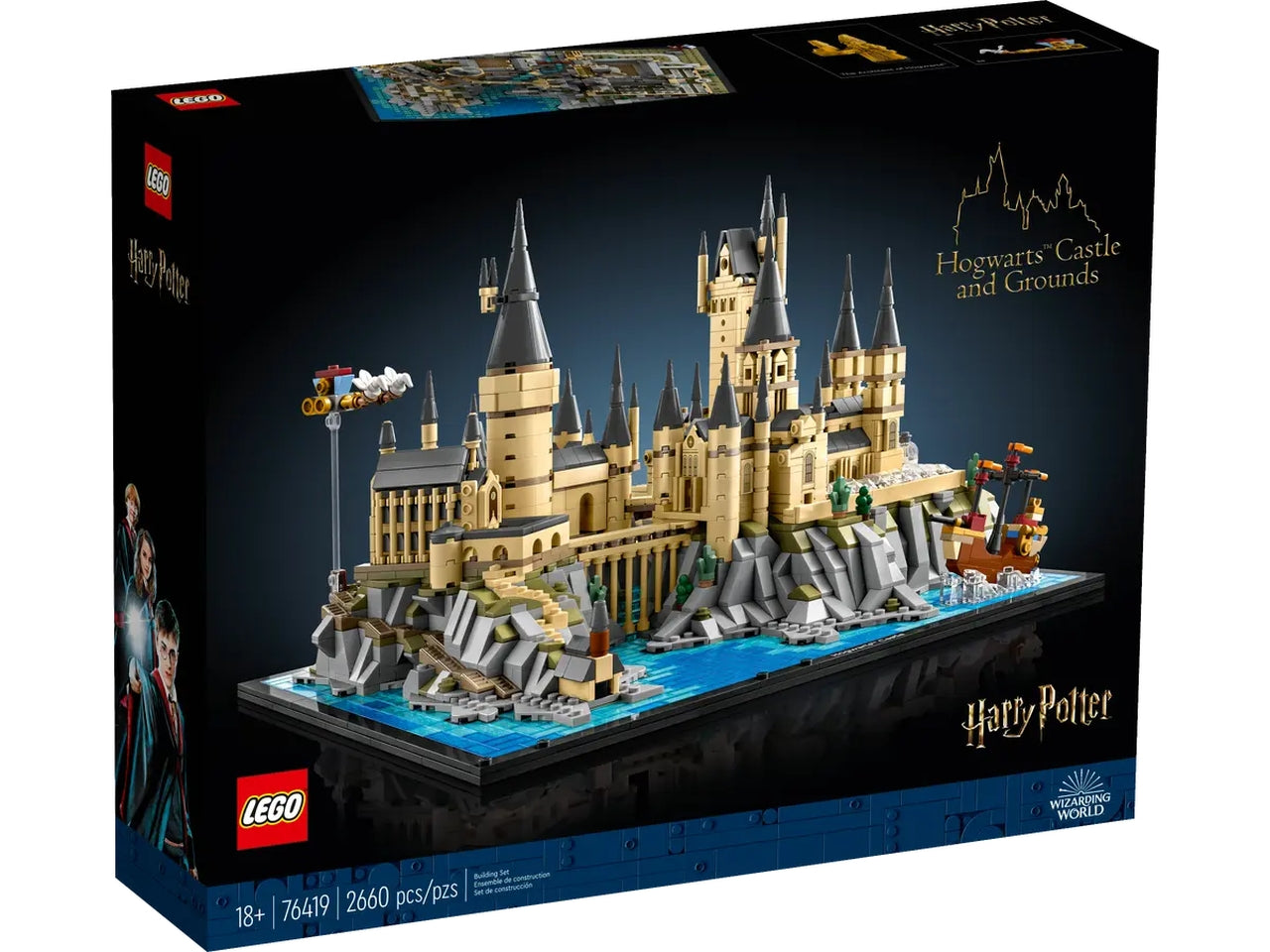 Lego Harry Potter Castello e Parco di Hogwarts 76419