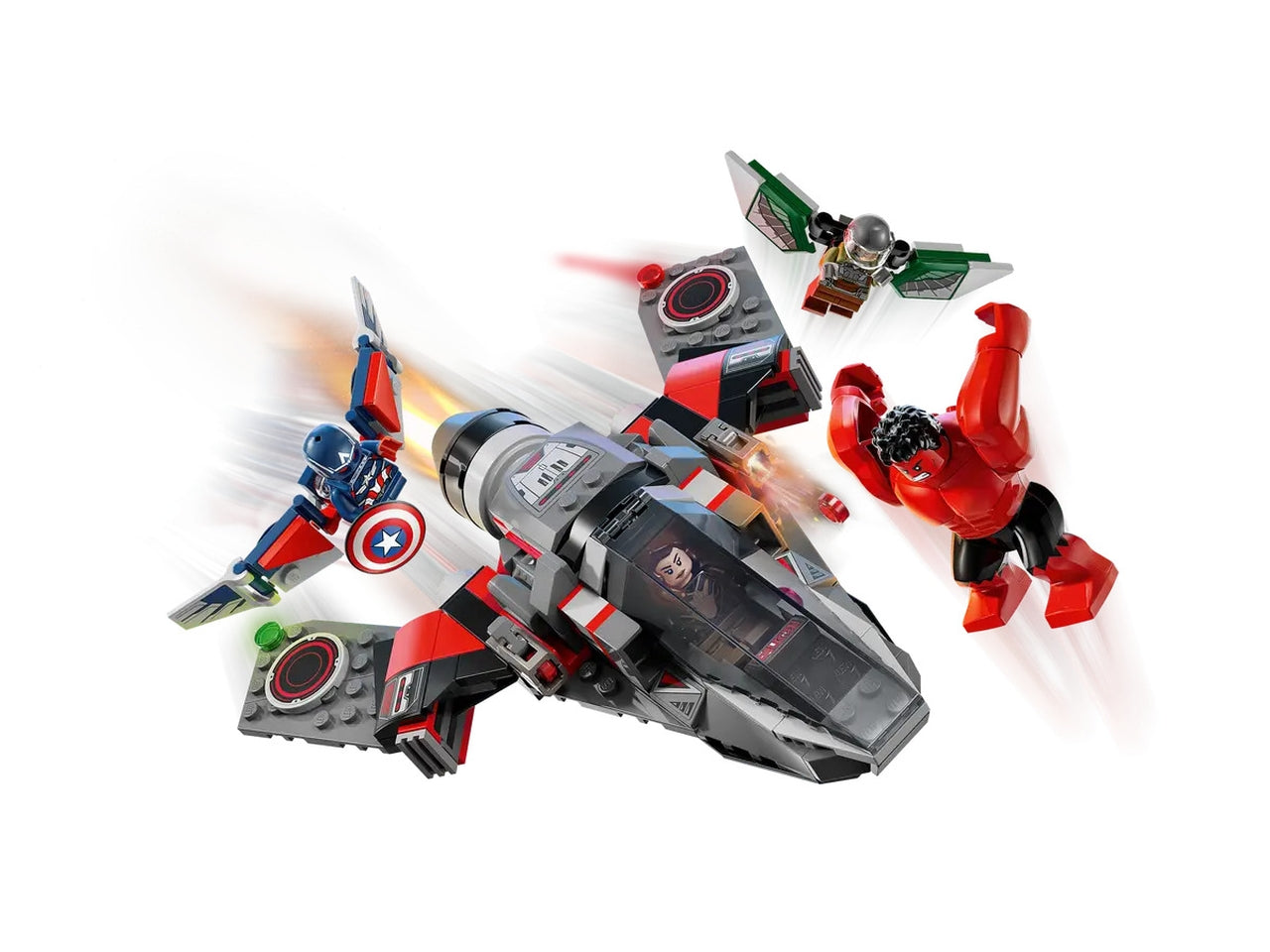Lego super heroes Marvel battaglia Captain America vs Hulk rosso 76292 | Lego