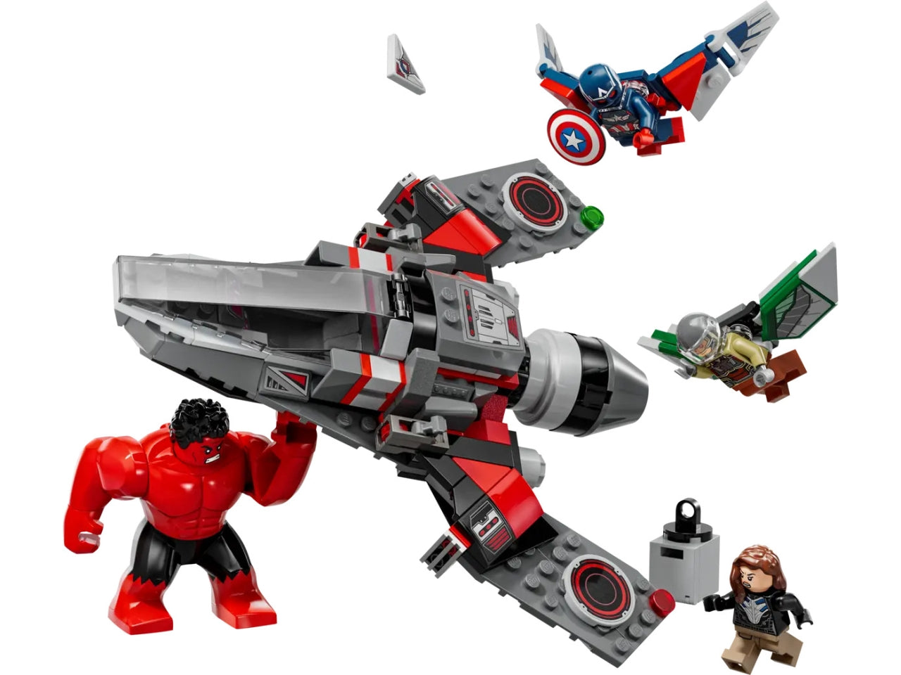 Lego super heroes Marvel battaglia Captain America vs Hulk rosso 76292 | Lego