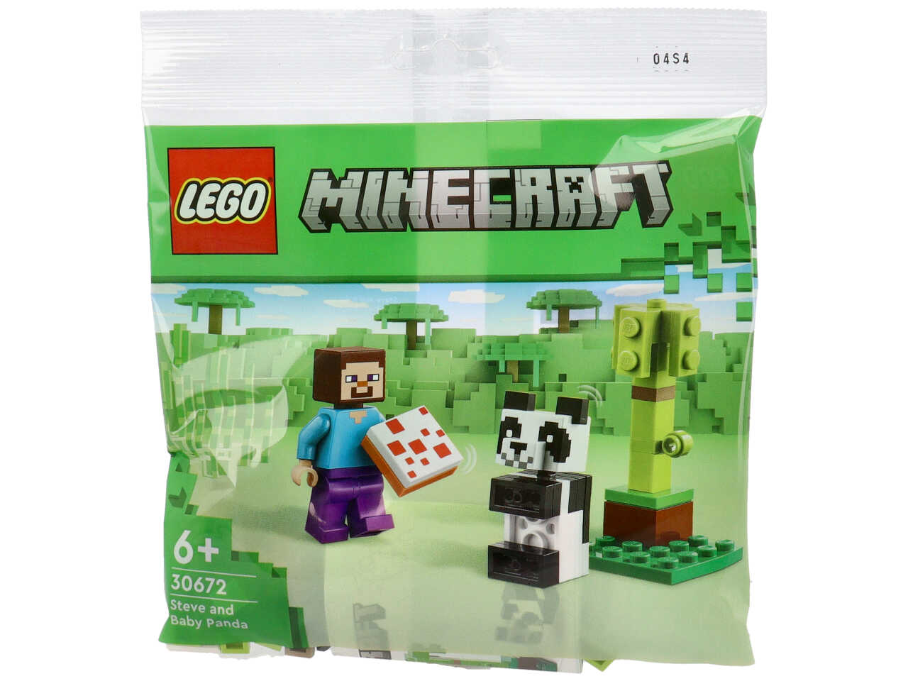 Lego Minecraft Steve mit Baby-Panda - 35 pezzi per bambini di etÃ  6+ 30672