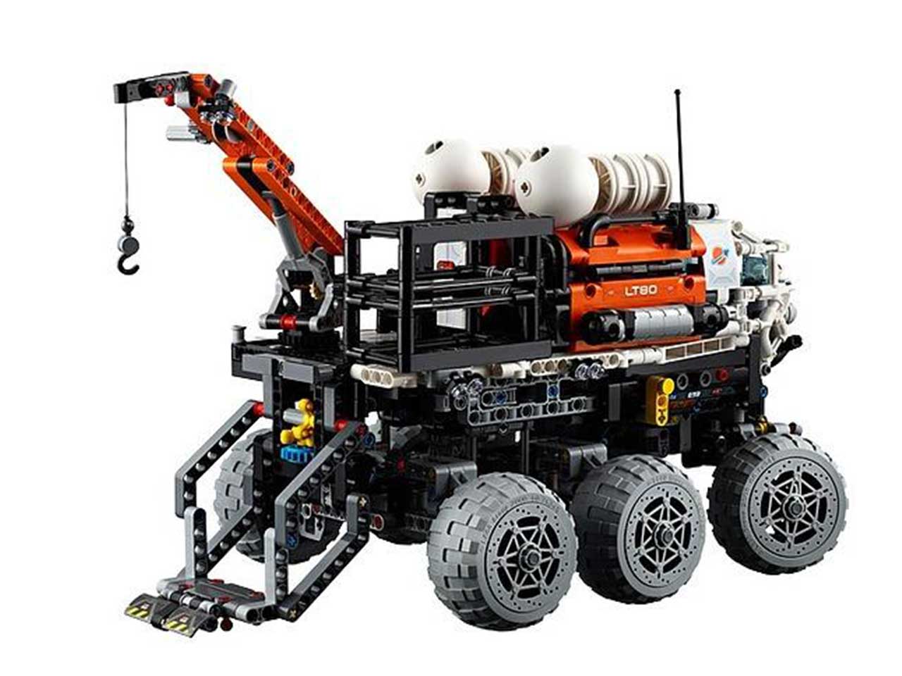 Lego technic rover di esplorazione marziano