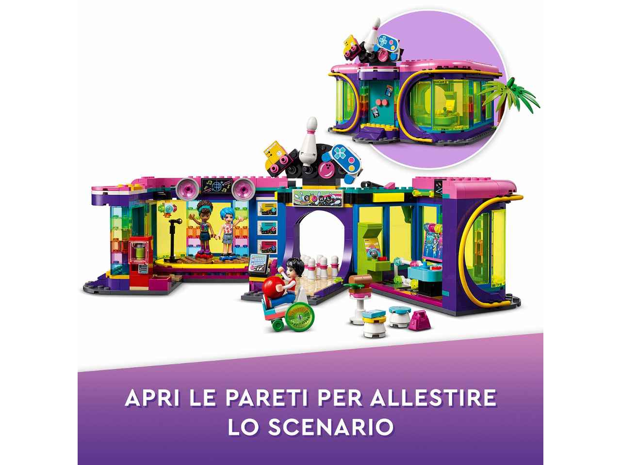 Lego friends arcade roller disco 41708