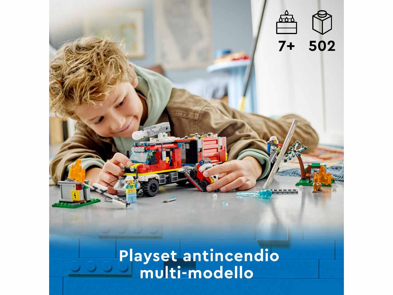 Lego Autopompa dei Vigili del Fuoco 60374