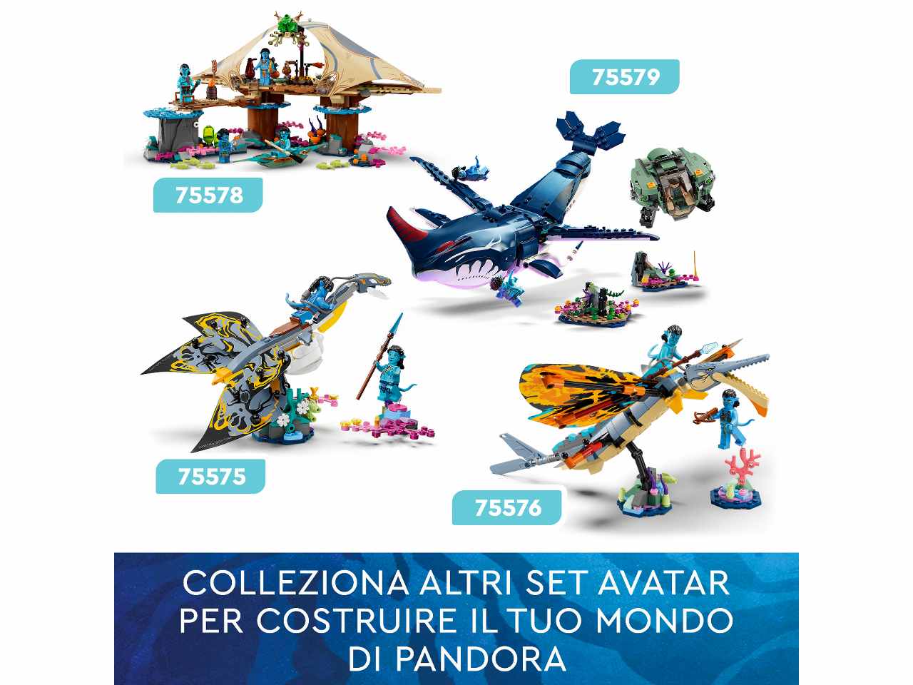 Lego Avatar La Scoperta di Ilu 75575