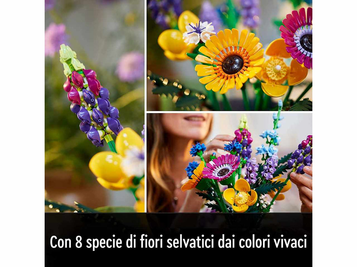 Lego Icons Bouquet Fiori Selvatici 10313