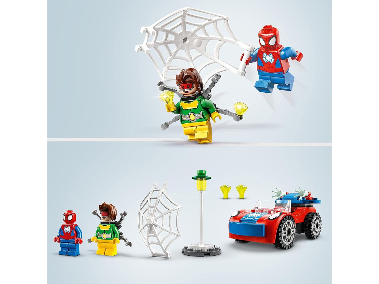 Lego Marvel Auto di Spider-Man e Doc Ock 10789