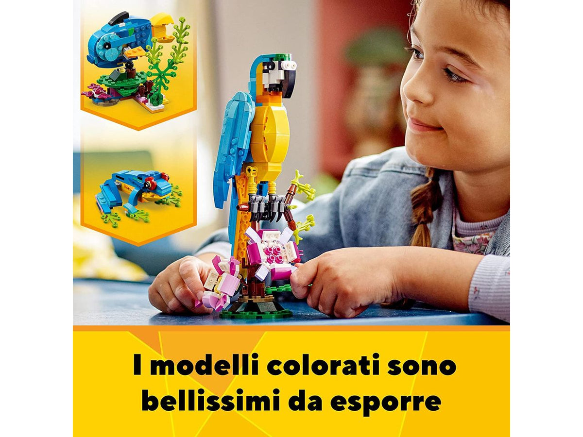 Lego Creator Pappagallo Esotico 31136