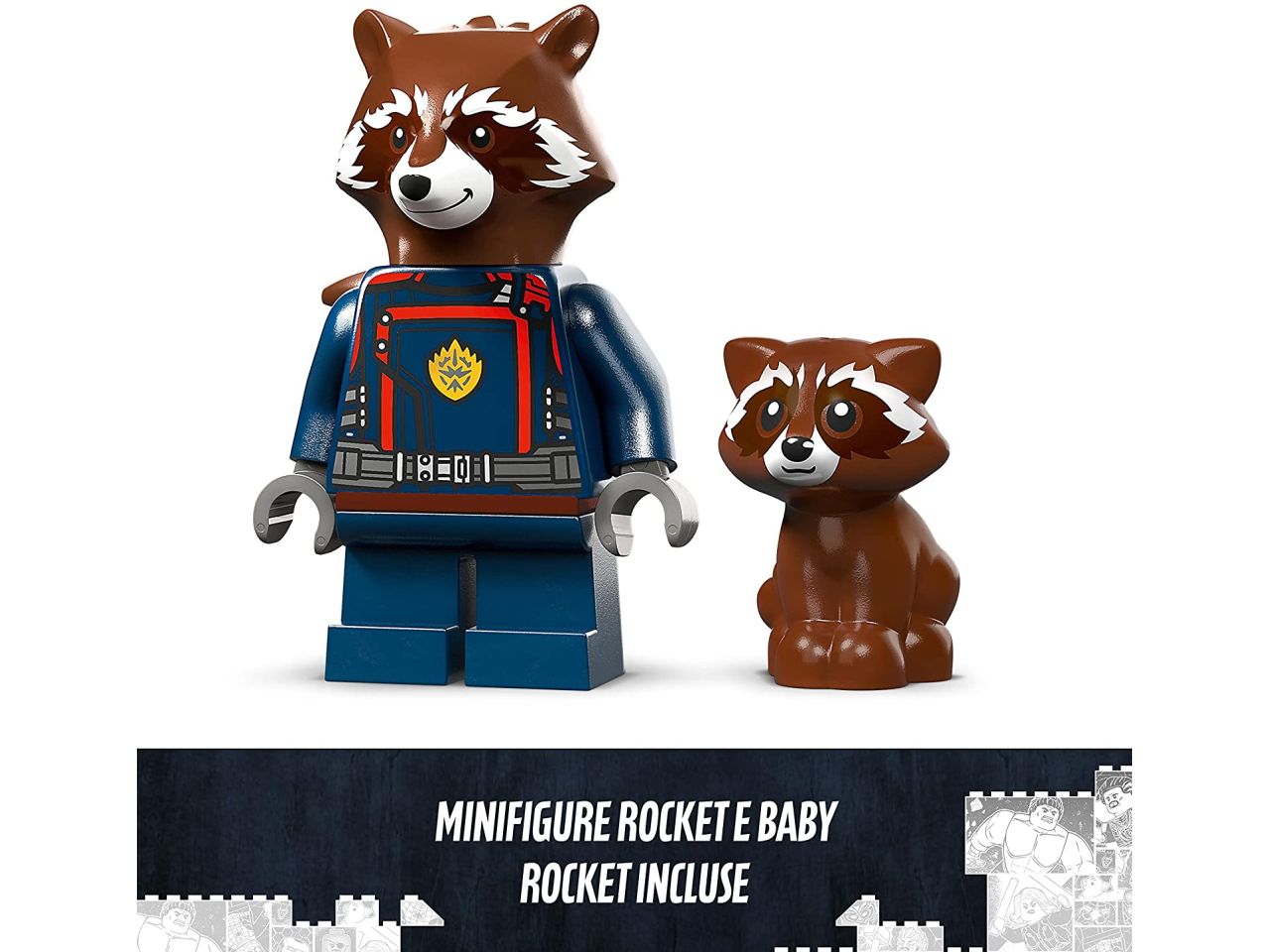 Lego Marvel Astronave di Baby Rocket 76254 $