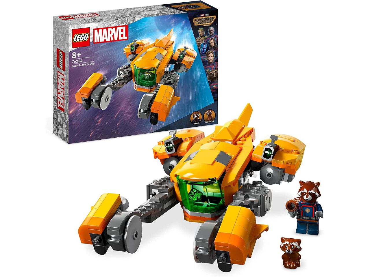 Lego Marvel Astronave di Baby Rocket 76254 $