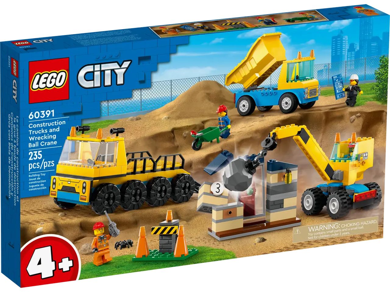 Lego City Camion da Cantiere e Gru 60391