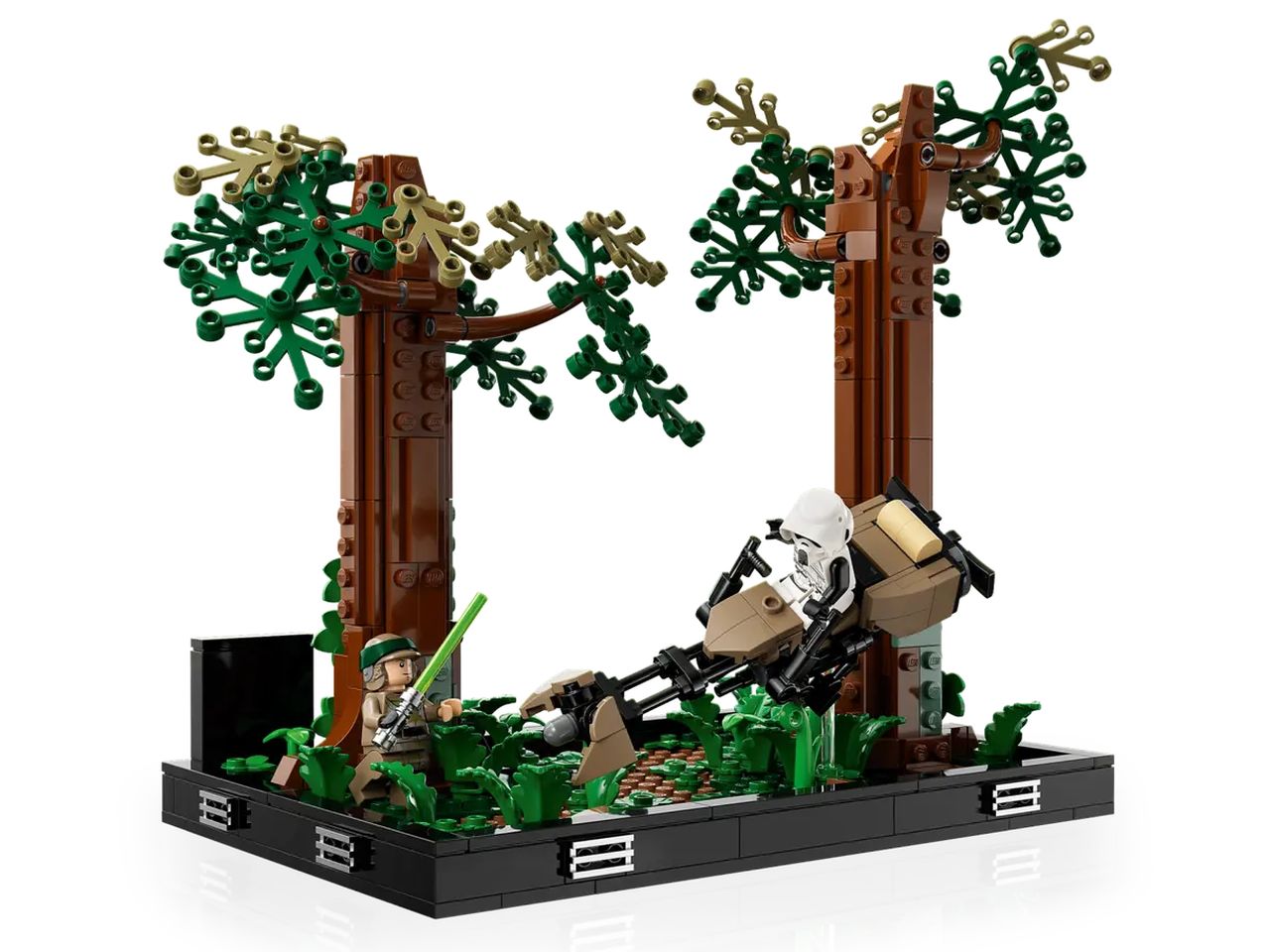 Lego Star Wars Diorama Inseguimento Speeder Endor 75353