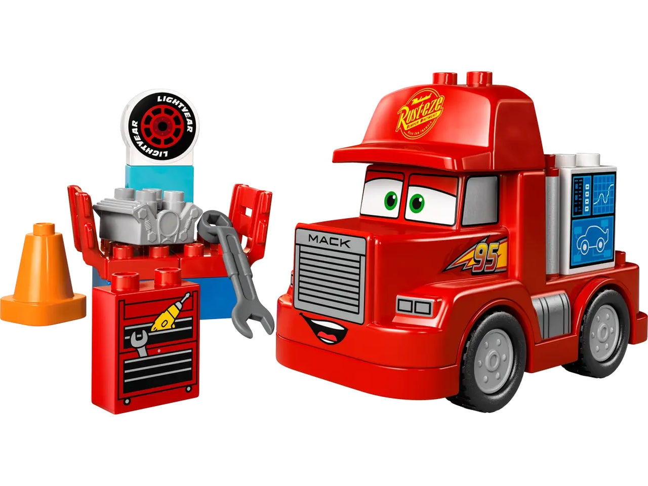 Lego duplo disney mack al circuito