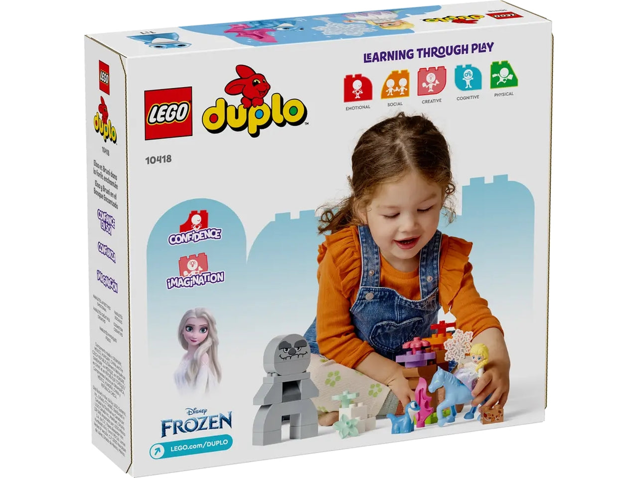 Lego duplo disney elsa e bruni nella foresta incantata