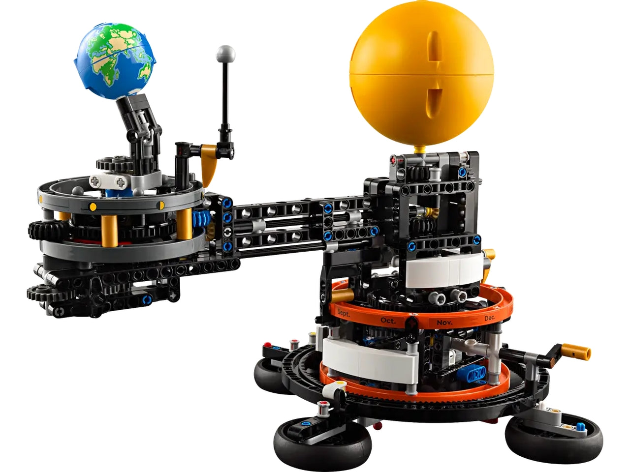 Lego technic pianeta terra e luna in orbita