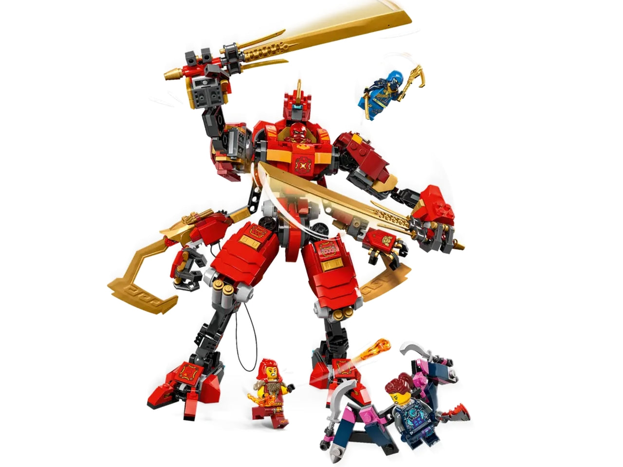 Lego ninjago climber mech ninja di kai