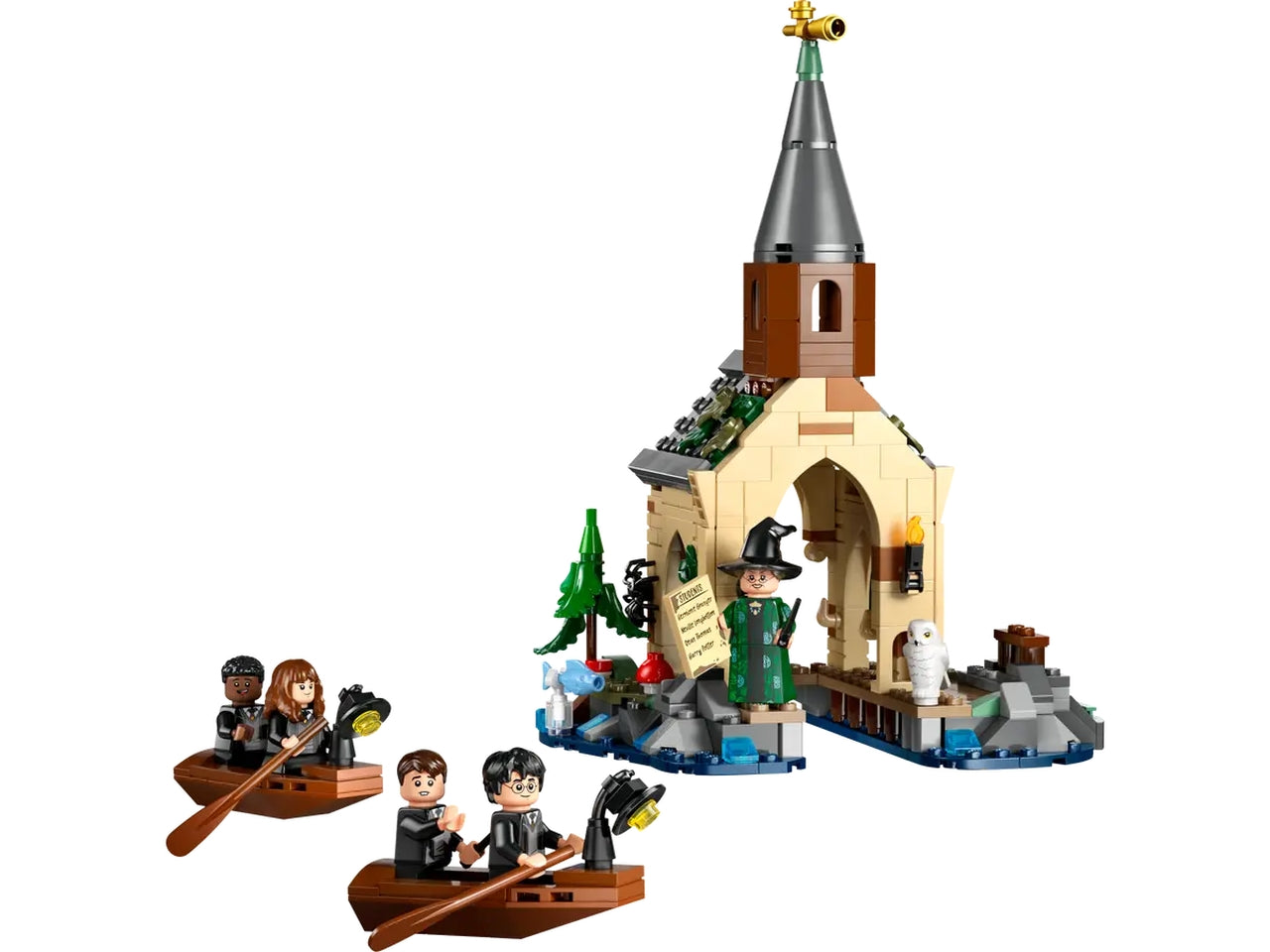 Lego harry potter tm la rimessa per le barche del castello di hogwarts