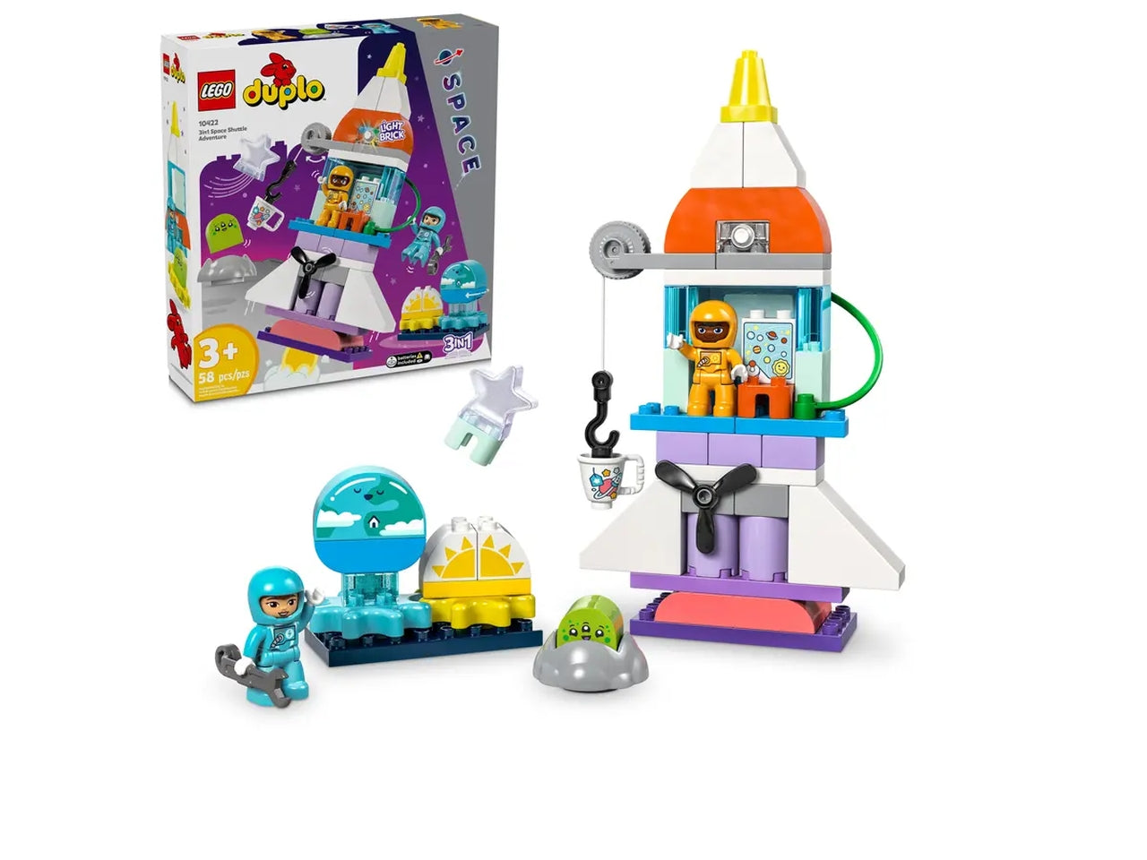 Lego duplo town avventura dello space shuttle 3 in 1 $