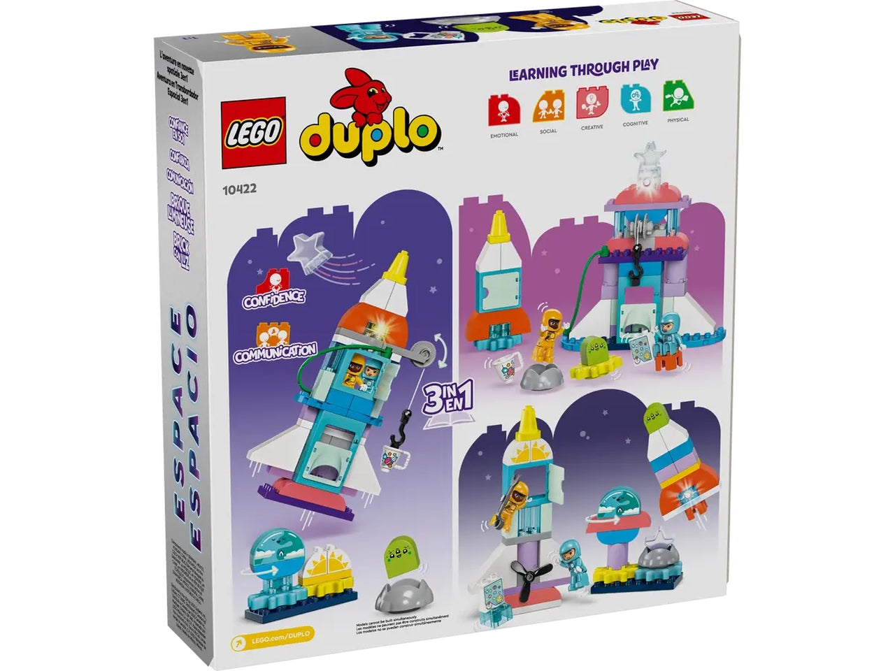 Lego duplo town avventura dello space shuttle 3 in 1 $