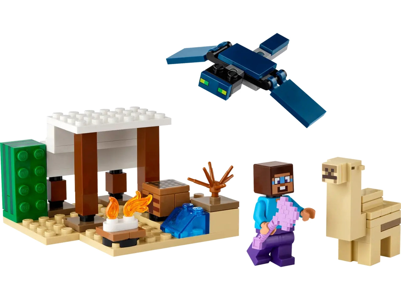Lego minecraft spedizione di steve nel deserto