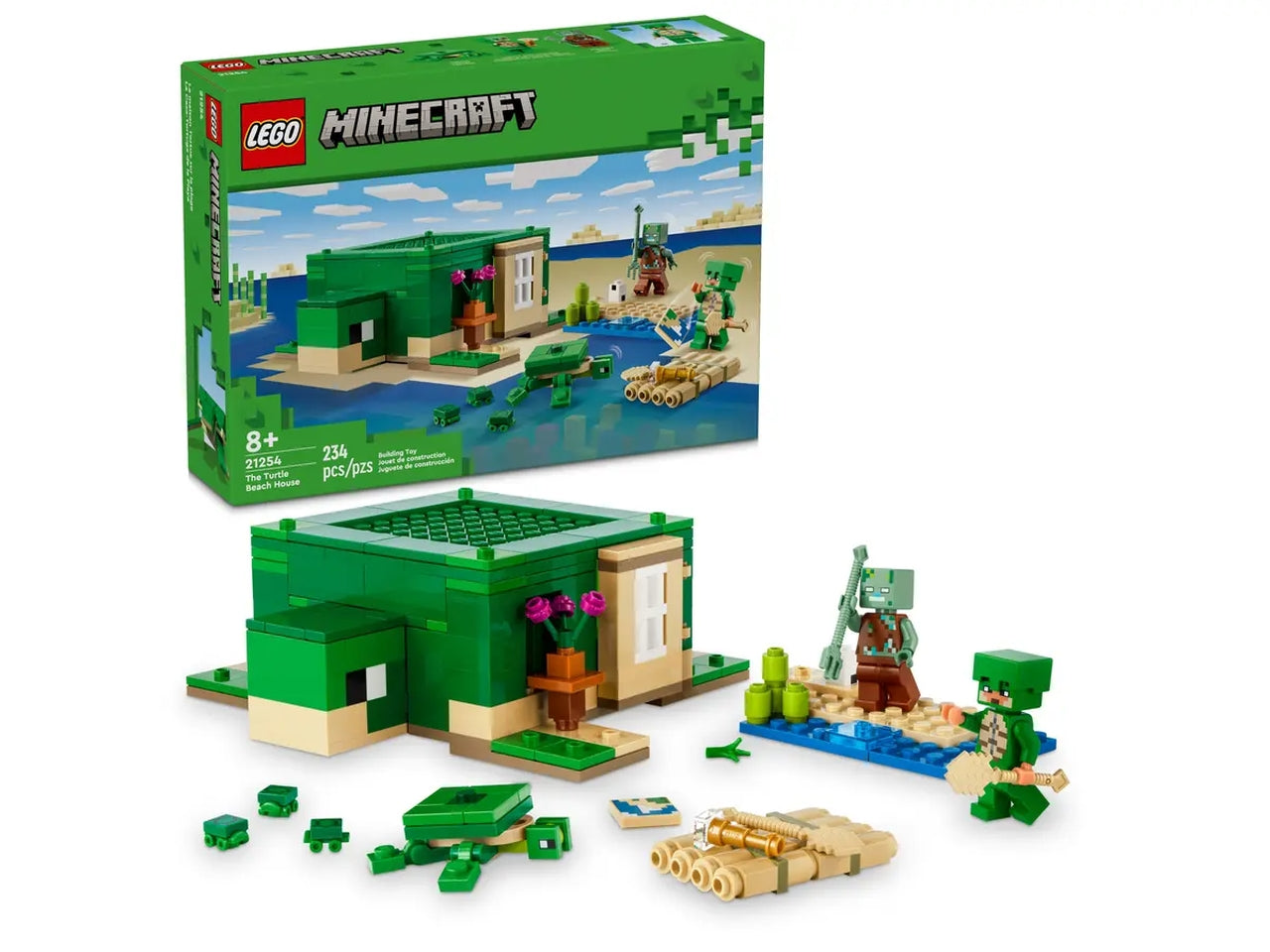 Lego minecraft beach house della tartaruga