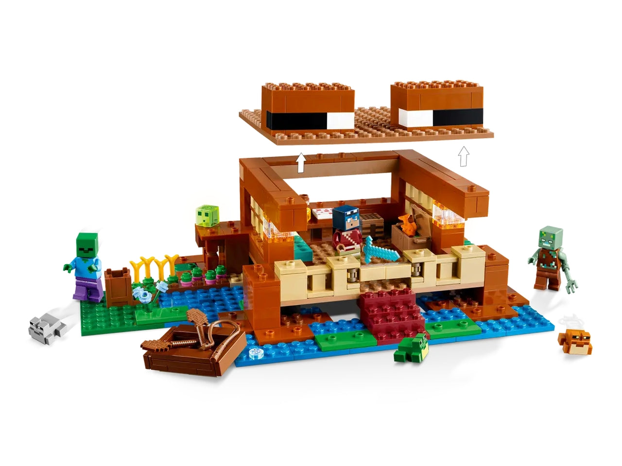 Lego minecraft la casa-rana