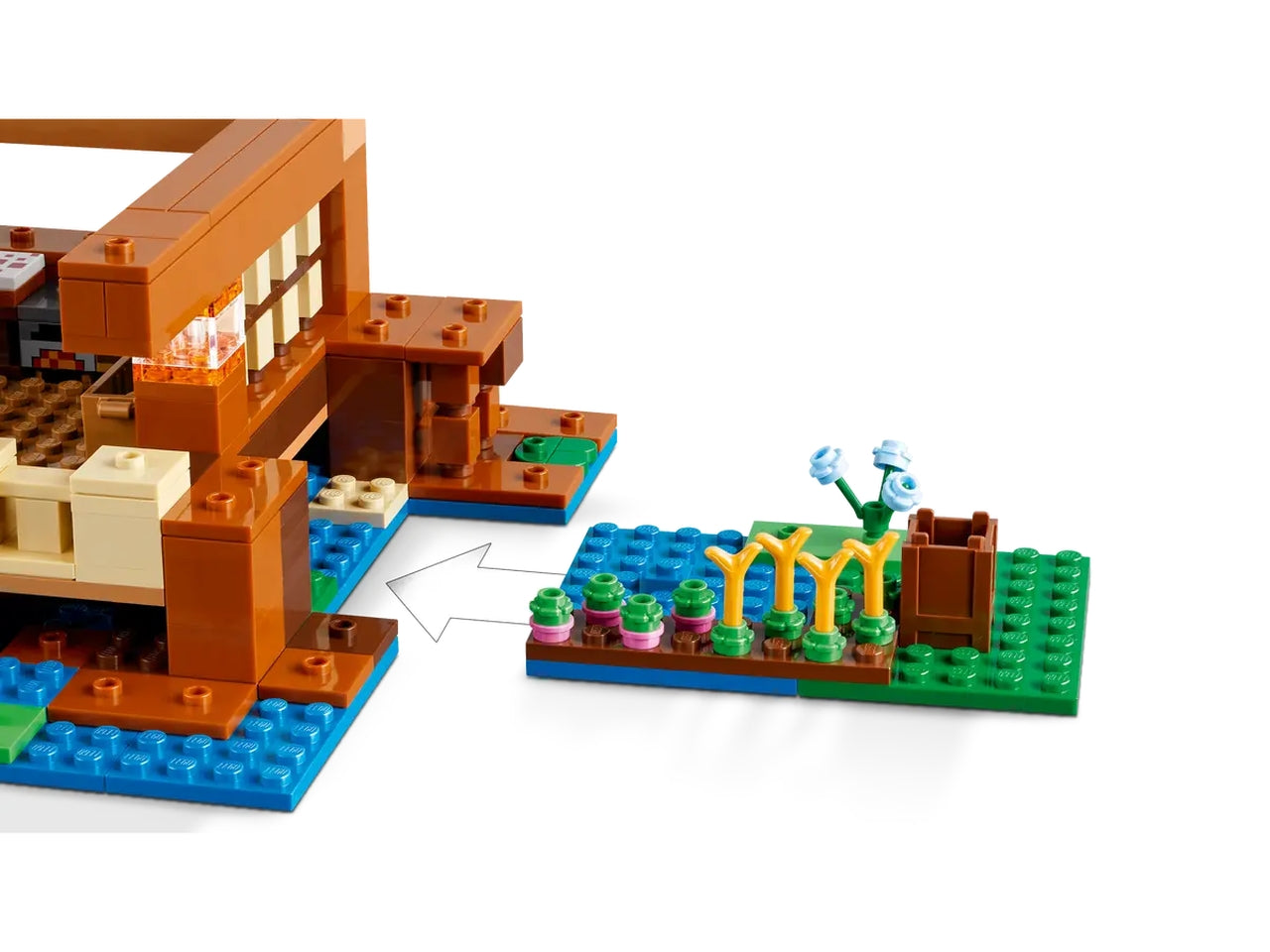 Lego minecraft la casa-rana