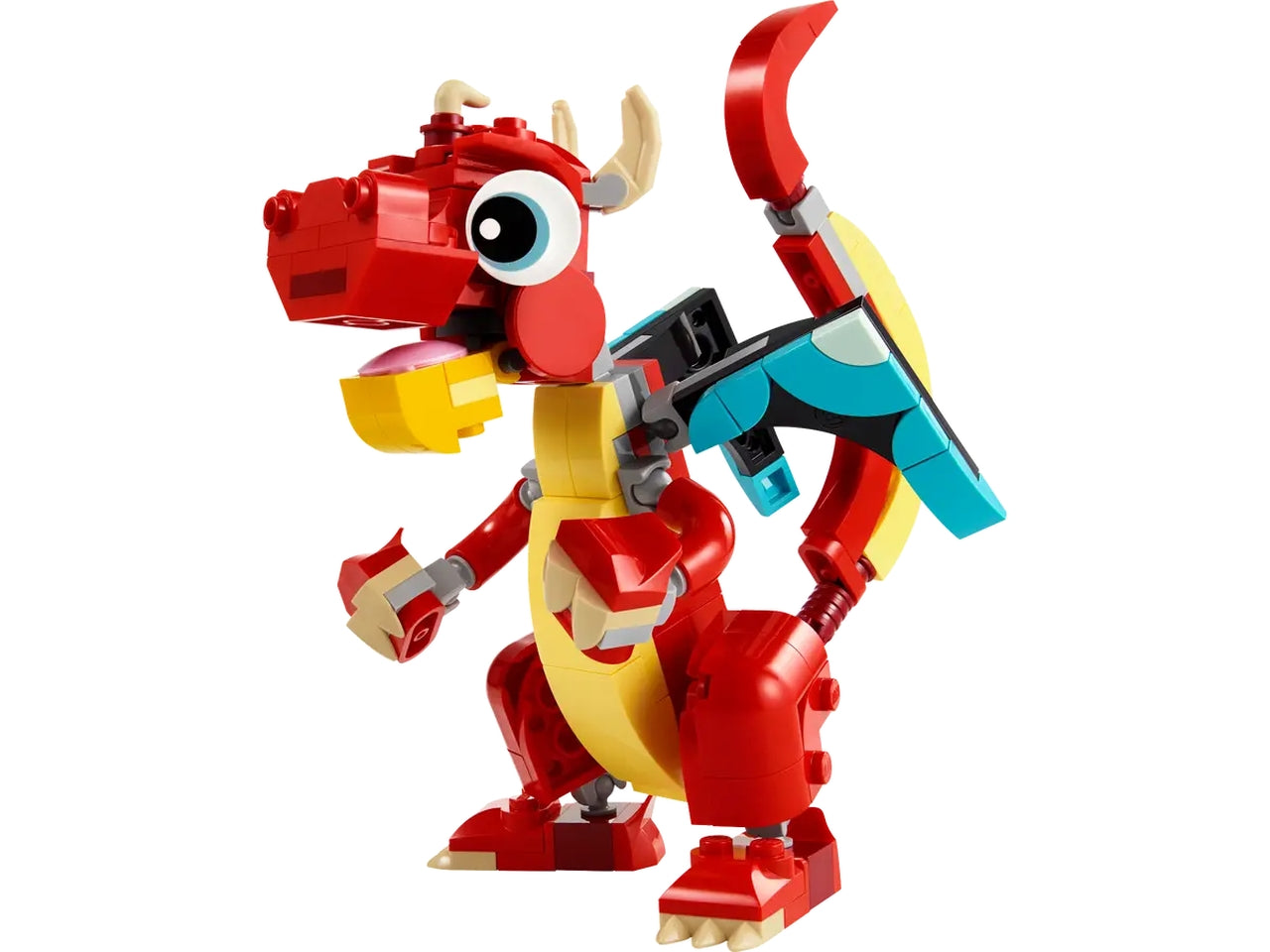 Lego creator drago rosso