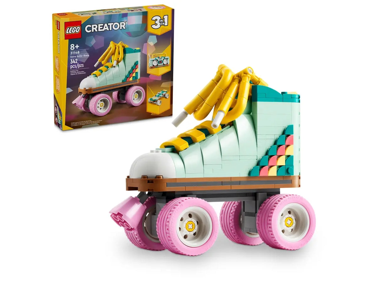 Lego creator pattino a rotelle retrÃ²